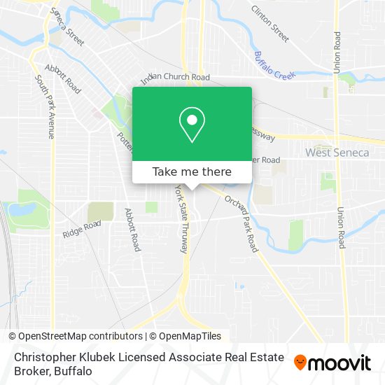 Christopher Klubek Licensed Associate Real Estate Broker map