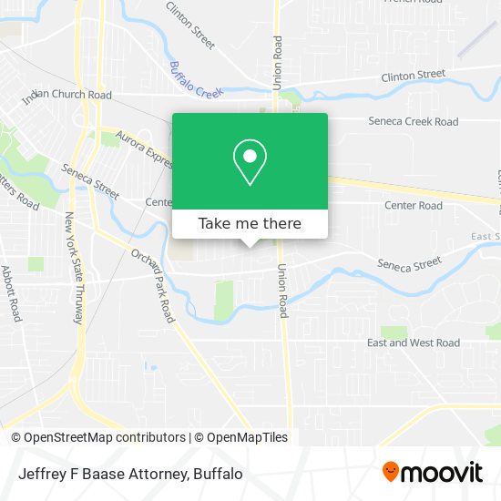 Mapa de Jeffrey F Baase Attorney