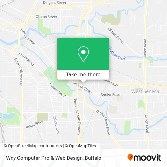 Wny Computer Pro & Web Design map