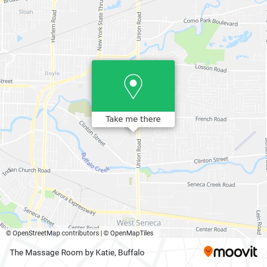 The Massage Room by Katie map