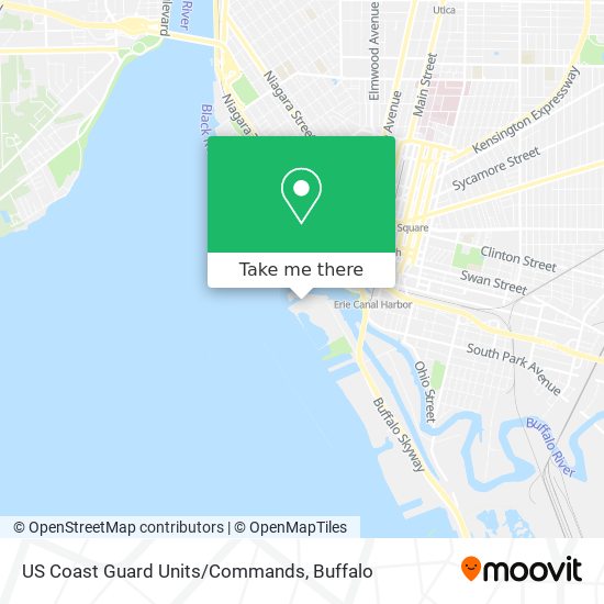US Coast Guard Units/Commands map