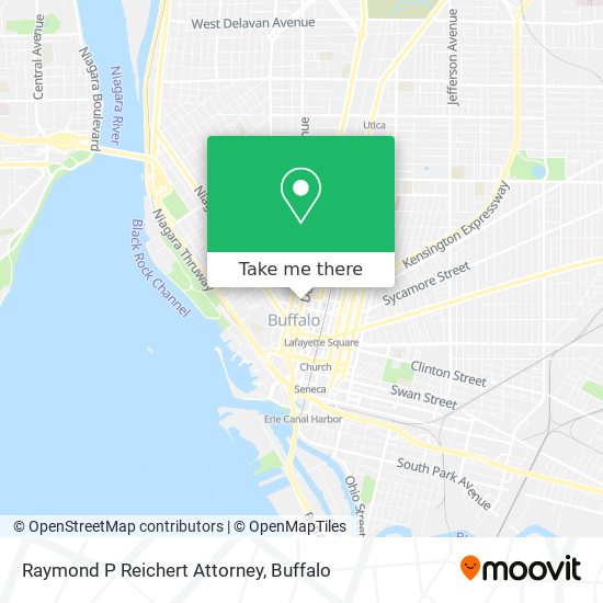 Raymond P Reichert Attorney map