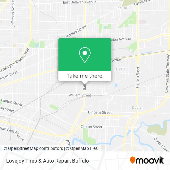 Lovejoy Tires & Auto Repair map