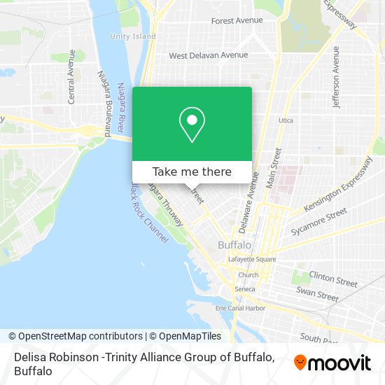 Mapa de Delisa Robinson -Trinity Alliance Group of Buffalo