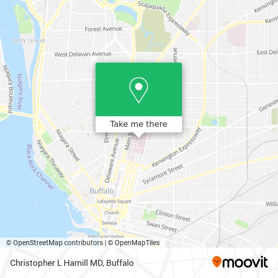 Christopher L Hamill MD map