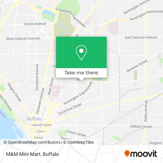 Mapa de M&M Mini Mart
