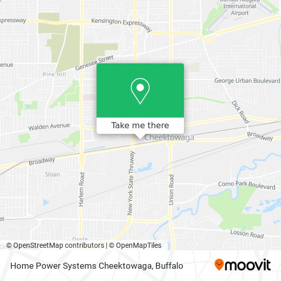 Mapa de Home Power Systems Cheektowaga
