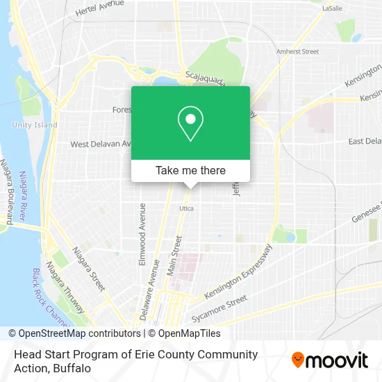 Head Start Program of Erie County Community Action map
