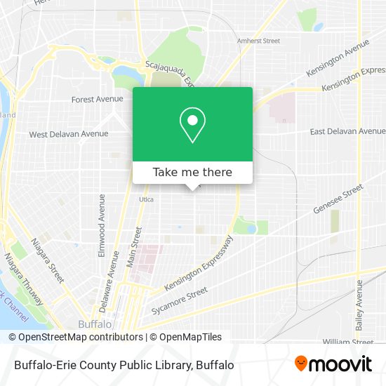 Buffalo-Erie County Public Library map