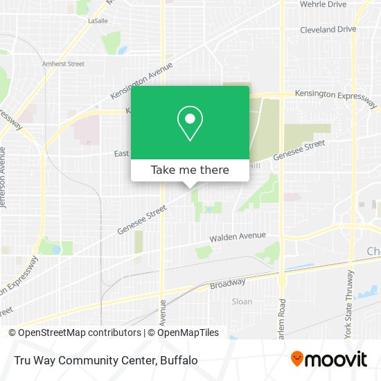 Tru Way Community Center map
