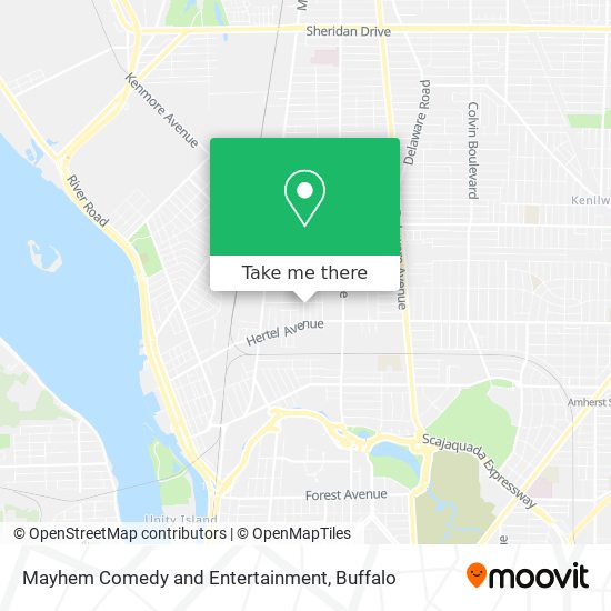 Mayhem Comedy and Entertainment map