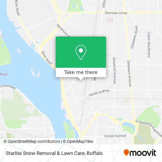 Starlite Snow Removal & Lawn Care map