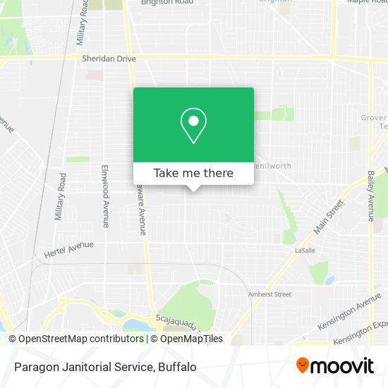 Paragon Janitorial Service map