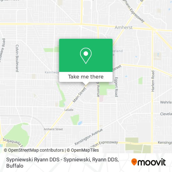 Mapa de Sypniewski Ryann DDS - Sypniewski, Ryann DDS