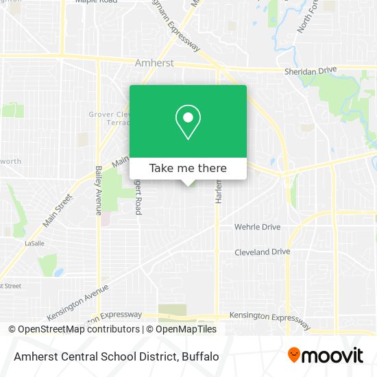 Mapa de Amherst Central School District