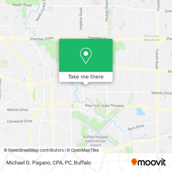 Michael G. Pagano, CPA, PC map