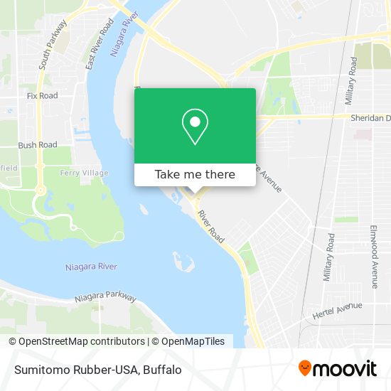 Mapa de Sumitomo Rubber-USA