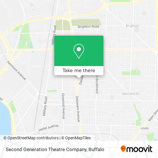 Second Generation Theatre Company map