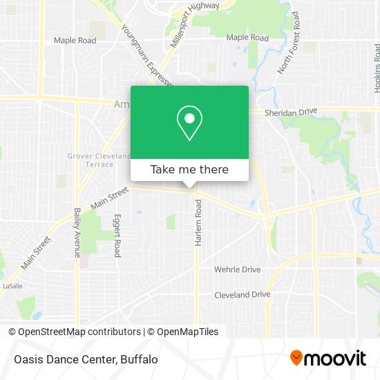 Mapa de Oasis Dance Center