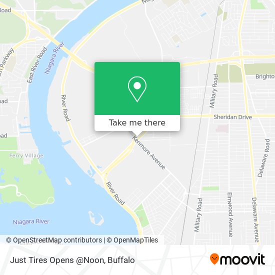 Mapa de Just Tires Opens @Noon
