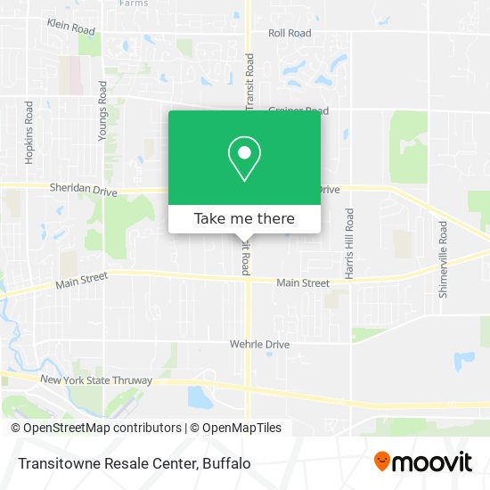 Transitowne Resale Center map