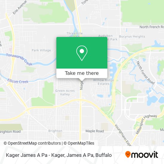 Mapa de Kager James A Pa - Kager, James A Pa