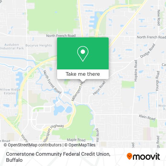 Cornerstone Community Federal Credit Union map