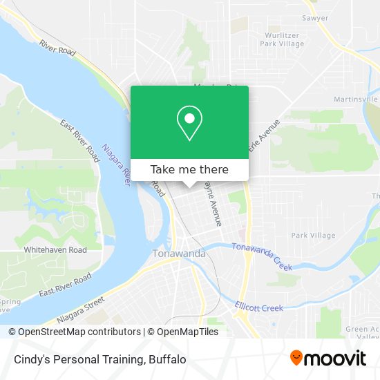 Cindy's Personal Training map