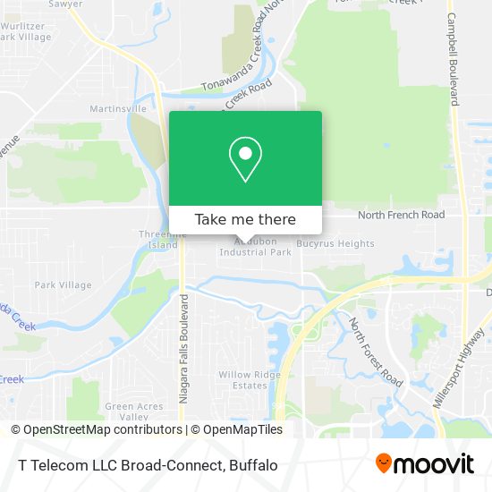 T Telecom LLC Broad-Connect map