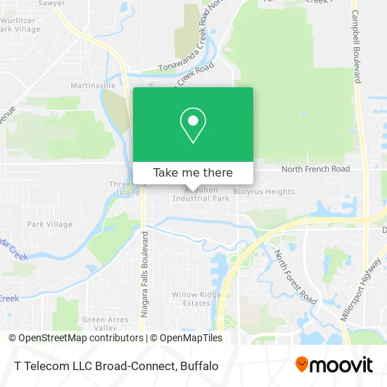 T Telecom LLC Broad-Connect map