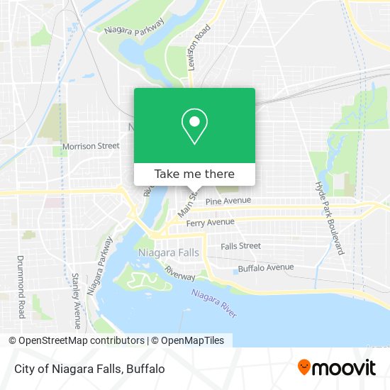 Mapa de City of Niagara Falls
