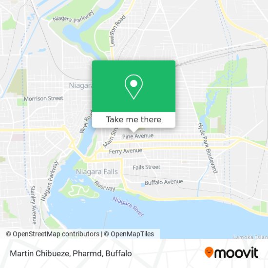 Martin Chibueze, Pharmd map