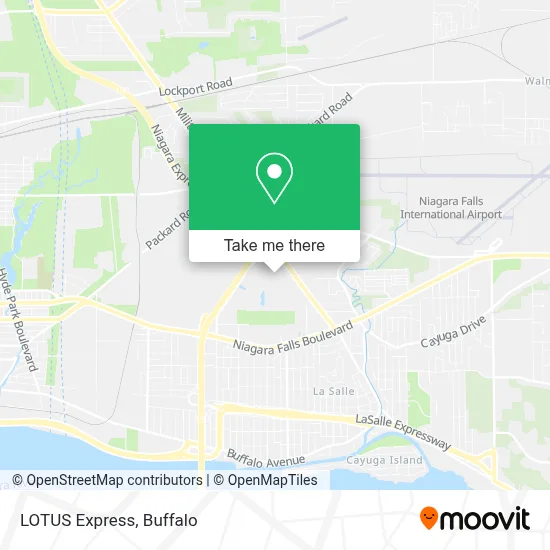 LOTUS Express map