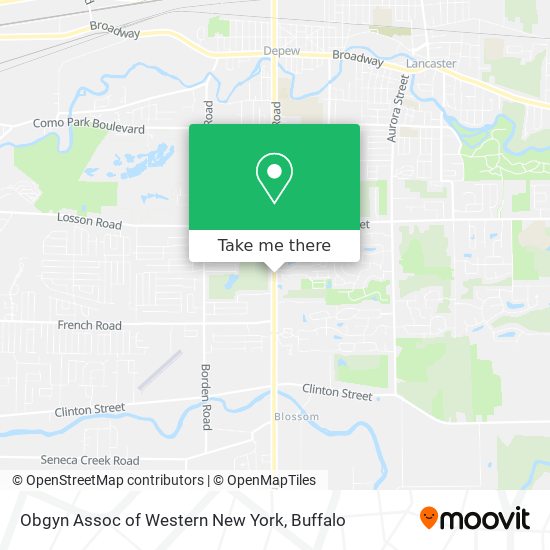 Mapa de Obgyn Assoc of Western New York