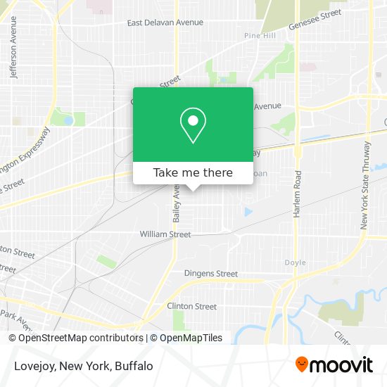 Mapa de Lovejoy, New York