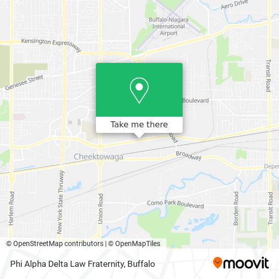 Phi Alpha Delta Law Fraternity map