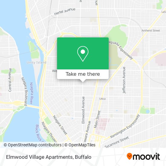 Elmwood Village Apartments map