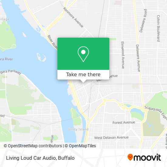 Living Loud Car Audio map