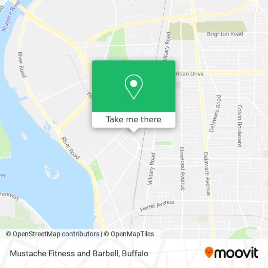 Mustache Fitness and Barbell map