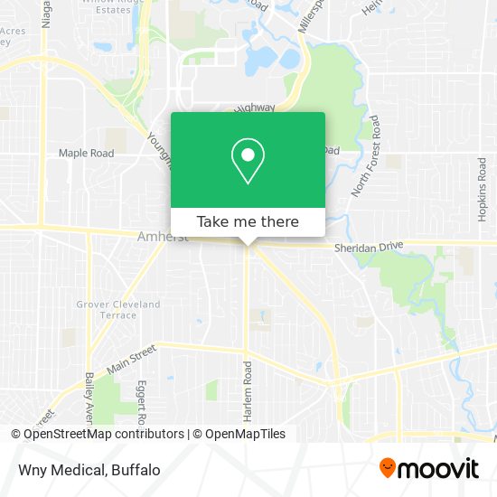 Mapa de Wny Medical