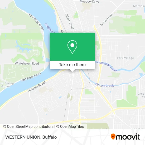 WESTERN UNION map