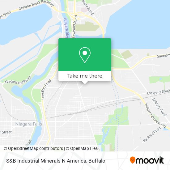 S&B Industrial Minerals N America map