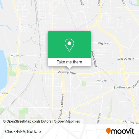 Chick-Fil-A map