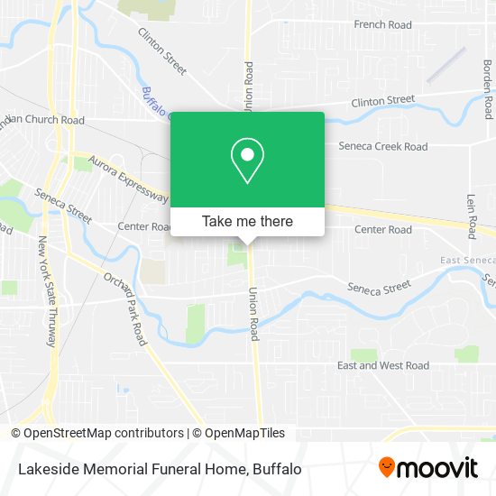 Mapa de Lakeside Memorial Funeral Home