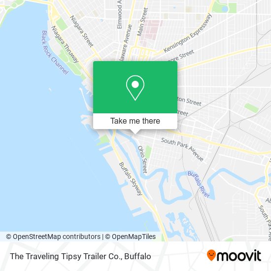 Mapa de The Traveling Tipsy Trailer Co.
