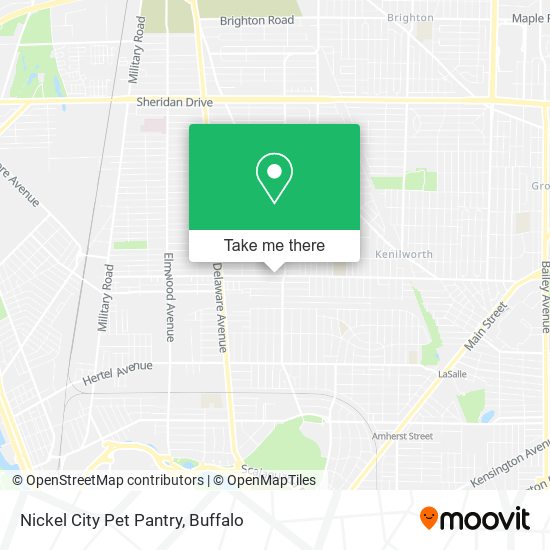 Nickel City Pet Pantry map