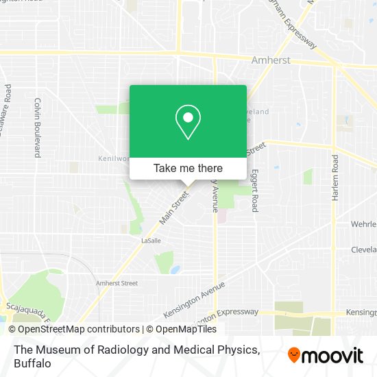 The Museum of Radiology and Medical Physics map