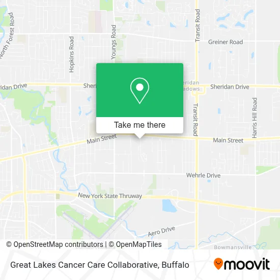 Great Lakes Cancer Care Collaborative map