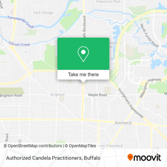 Authorized Candela Practitioners map