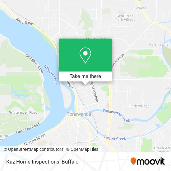 Kaz Home Inspections map